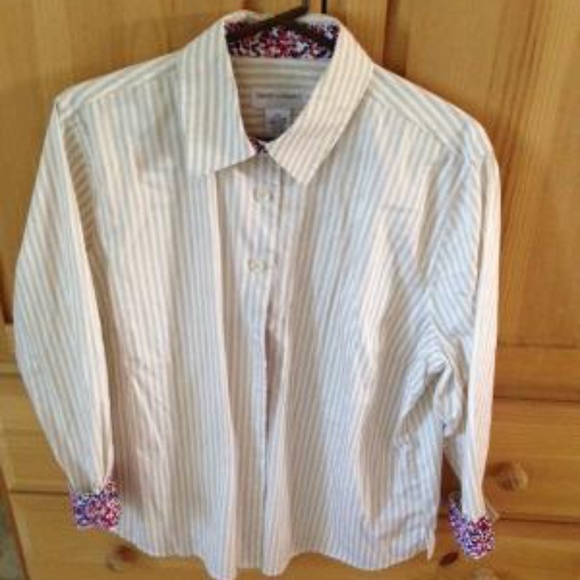 Striped shirt with cuff detail from Drapers&Damons - Picture 3 of 5